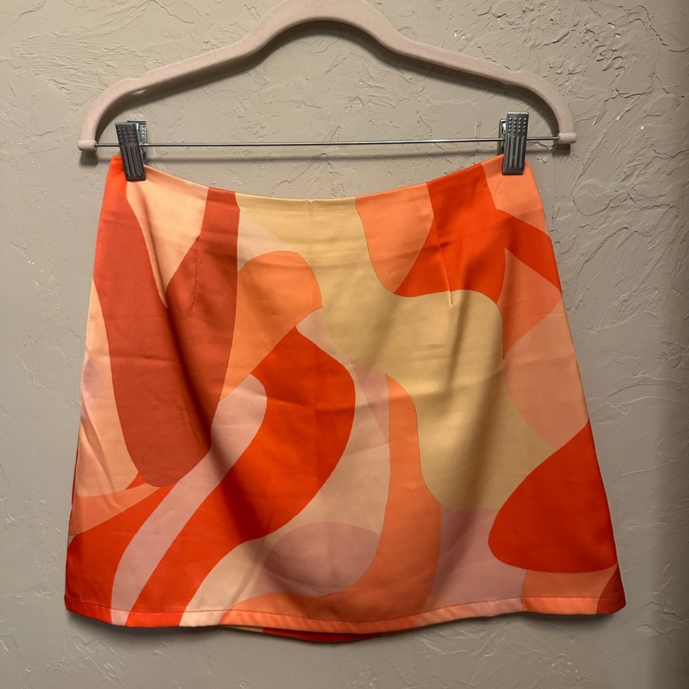 Peppermayo Orange Mini Skirt - US 5/AU 10